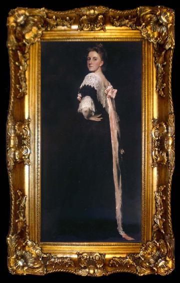 framed  William Merritt Chase Portrait, ta009-2